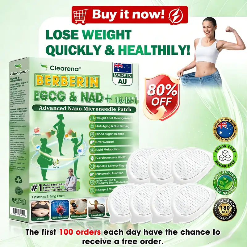 𝐂𝐥𝐞𝐚𝐫𝐞𝐧𝐚®🧑‍⚕️🏆  𝘽𝙚𝙧𝙗𝙚𝙧𝒊𝒏𝒆 ·  𝙀𝙂𝘾𝙂× 𝐍𝐴𝑫+  10-𝐢𝐧-1 𝑨𝒅𝒗𝒂𝒏𝒄𝐞𝐝 𝑵𝒂𝙣𝙤 𝑴𝒊𝒄𝒓𝒐𝒏𝒆𝒆𝗱𝗹𝗲 𝐏𝐚𝒕𝗰𝗵 🇦🇺 ( 𝑱𝒖𝒔𝒕 𝒐𝒏𝒄𝒆 𝒂 𝒅𝒂𝒚, 𝒗𝒊𝒔𝒊𝒃𝒍𝒆 𝒄𝒉𝒂𝒏𝒈𝒆𝒔 𝒊𝒏 7 𝒅𝒂𝒚𝒔) 💪 𝑭𝒐𝒓 𝒐𝒃𝒆𝒔𝒊𝒕𝒚, 𝒍𝒐𝒐𝒔𝒆 𝒔𝒌𝒊𝒏, 𝒅𝒊𝒂𝒃𝒆𝒕𝒆𝒔, 𝒔𝒍𝒆𝒆𝒑 𝒂𝒑𝒏𝒆𝒂, 𝒋𝒐𝒊𝒏𝒕 𝒊𝒔𝒔𝒖𝒆𝒔, 𝒂𝒏𝒅 𝒎𝒐𝒓𝒆