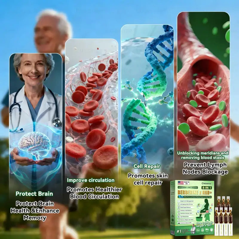 🧑‍⚕️ 𝐂𝐥𝐞𝐚𝐫𝐞𝐧𝐚® Moringa · Bee Venom · Berberine × NAD+ Eight-in-one 10× Ultra-Concentrated Herbal Essence Foot Soak — 𝐎𝐧𝐜𝐞 𝐃𝐚𝐢𝐥𝐲, 𝐕𝐢𝐬𝐢𝐛𝐥𝐞 𝐑𝐞𝐬𝐮𝐥𝐭𝐬 𝐢𝐧 𝟕 𝐃𝐚𝐲𝐬